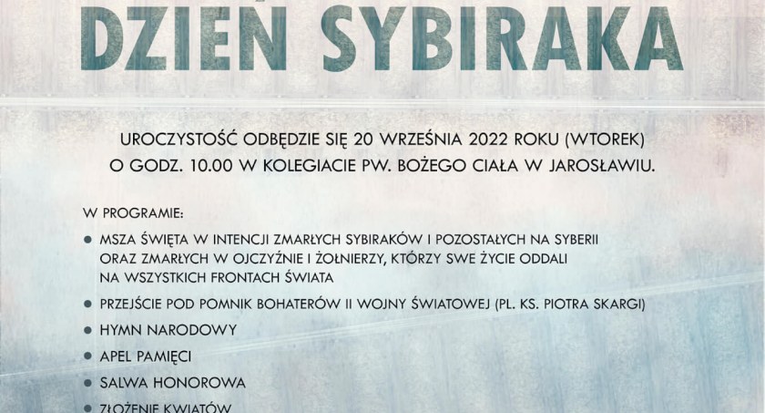 Dzień Sybiraka