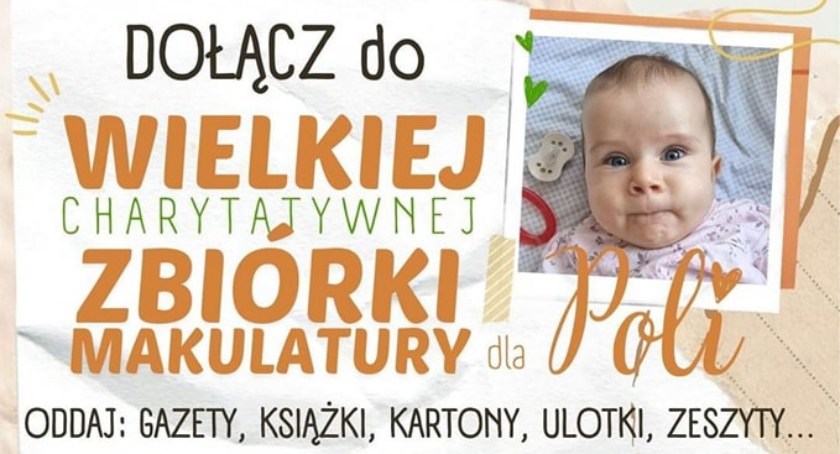 Dołącz do Wielkiej Charytatywnej Zbiórki Makulatury dla Poli