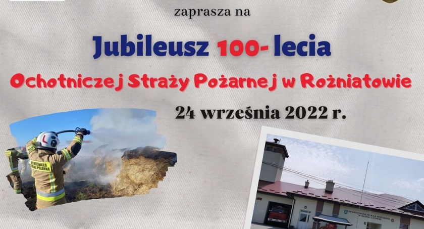 Jubileusz 100-lecia Ochotniczej Straży Pożarnej w Rożniatowie