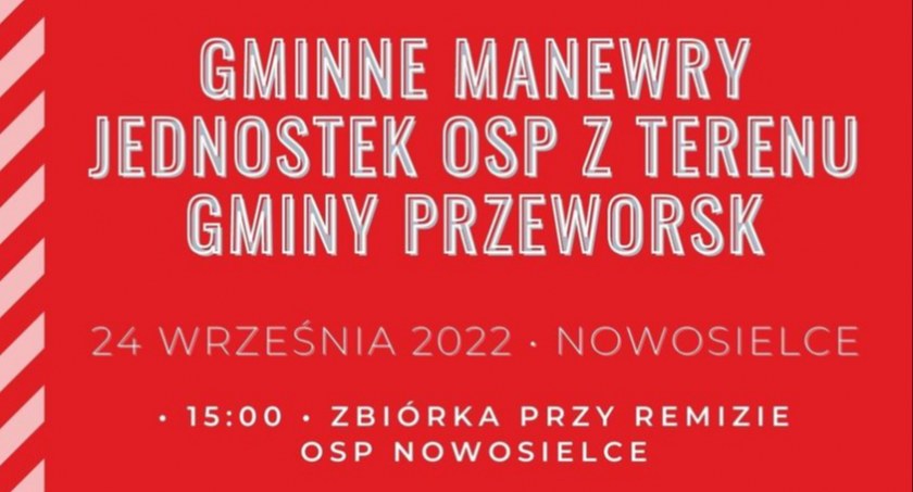 Gminne Manewry Jednostek OSP z terenu gminy Przeworsk