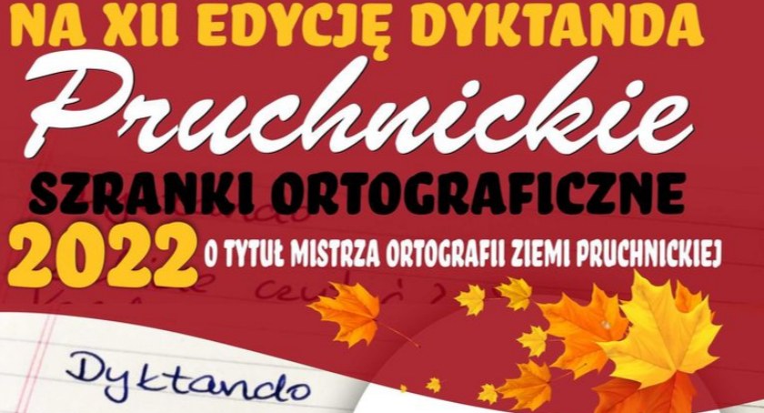 XII edycja Dyktanda Pruchnickie Szranki Ortograficzne