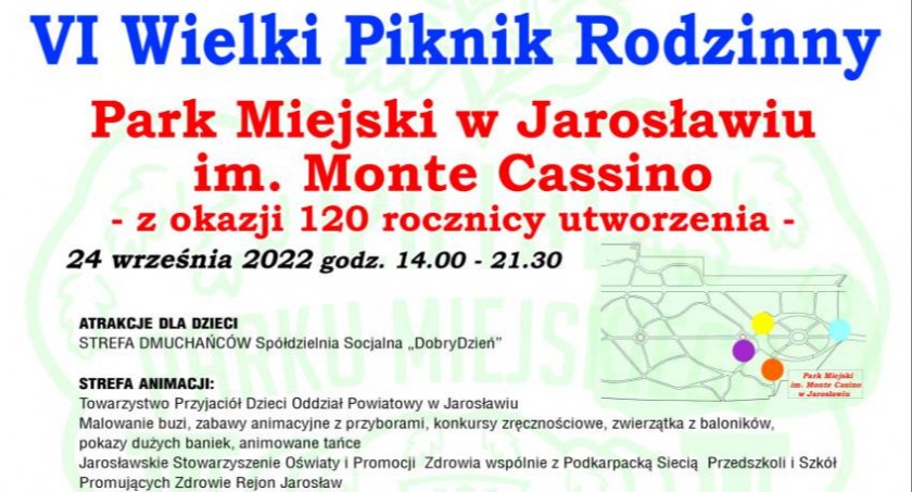 VI Wielki Piknik Rodzinny w Parku Miejskim już dziś!