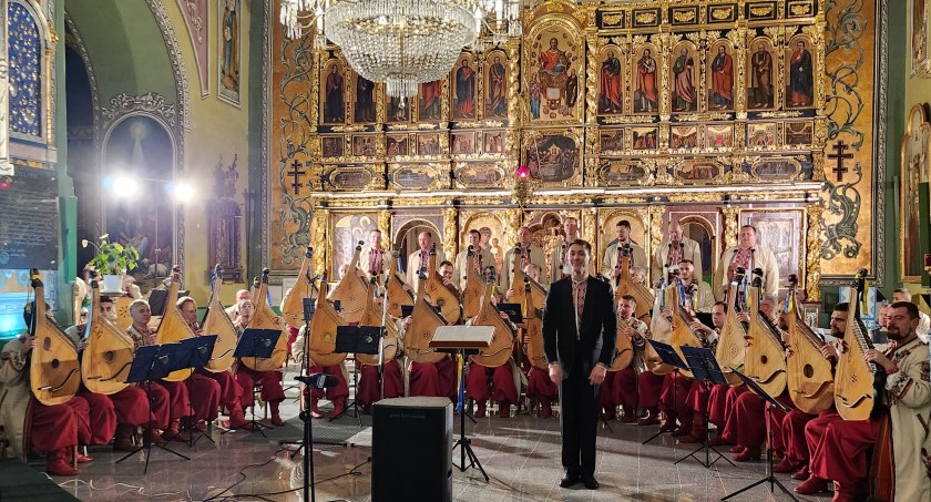 Pełen wrażeń koncert Narodowej Kapeli Bandurzystów Ukrainy w jarosławskiej cerkwi 