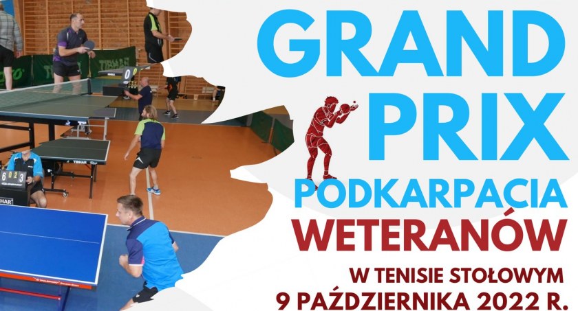 I Otwarte Grand Prix Podkarpacia Weteranów w Tenisie Stołowym