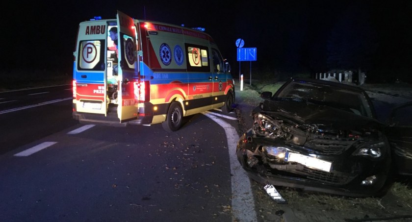 Pijany kierowca spowodował wypadek