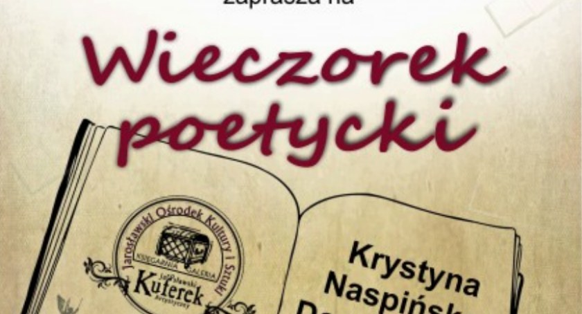 Wieczorek poetycki w księgarni Kuferek