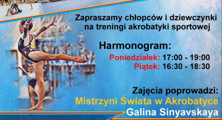 Trwają zapisy na treningi akrobatyki sportowej w Jarosławiu 