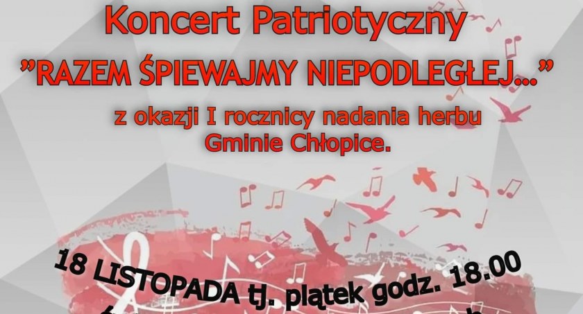 Koncert Patriotyczny z okazji I rocznicy nadania herbu gminie Chłopice