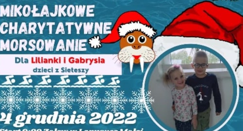 Mikołajkowe charytatywne morsowanie w Kańczudze 