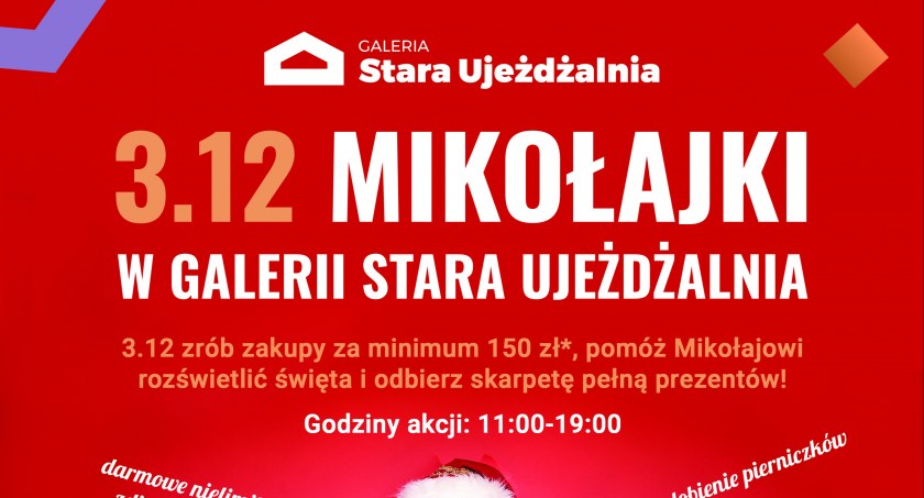 Mikołaj w Galerii Stara Ujeżdżalnia