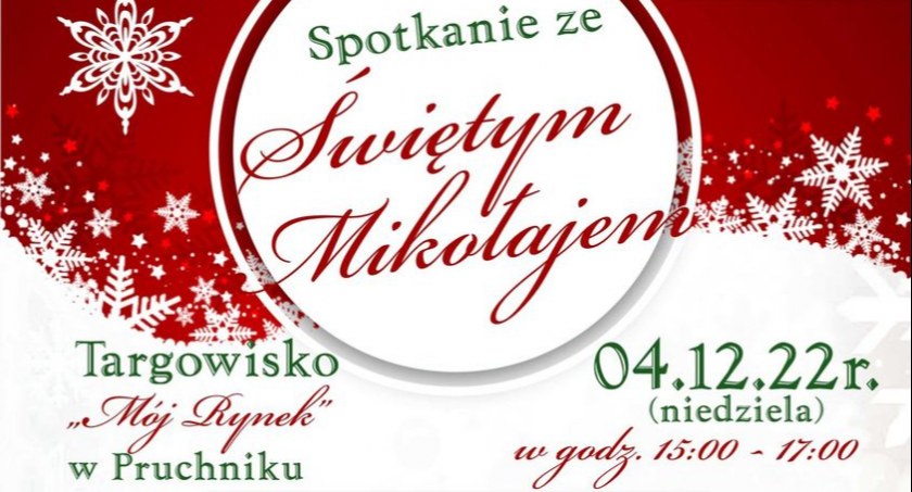 Spotkanie z Mikołajem na Rynku w Pruchniku