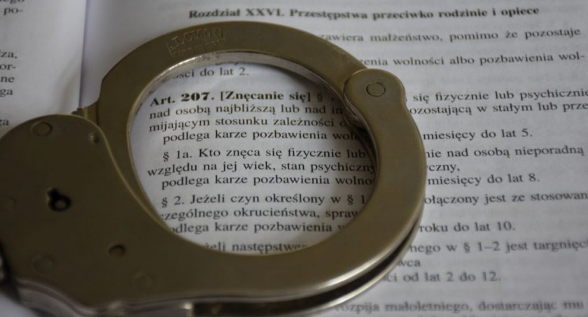Dozór policji za znęcanie się nad żoną