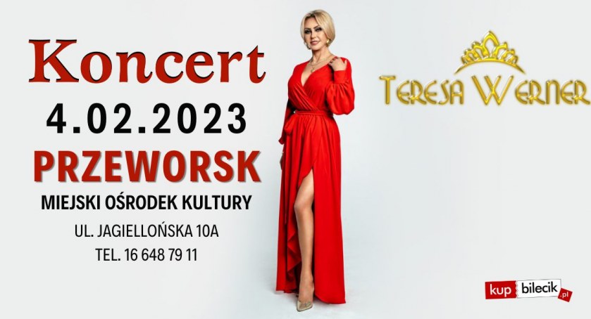 Koncert Teresy Werner w MOK w Przeworsku 