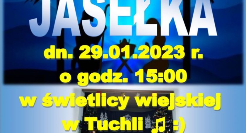 Jasełka w wykonaniu zespołu Pro Christo w świetlicy wiejskiej w Tuchli