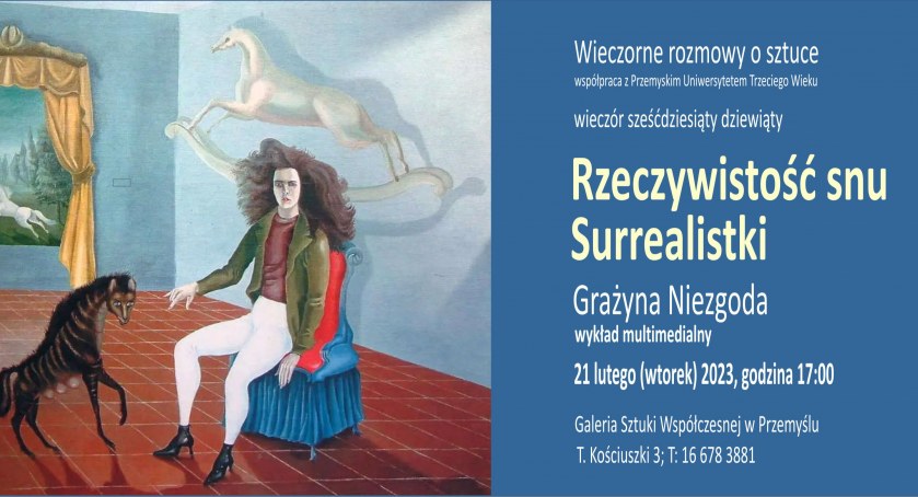 Wieczorne rozmowy o sztuce: Rzeczywistość snu. Surrealistki