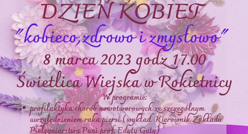 Kobieco, zdrowo i zmysłowo - Dzień Kobiet w Rokietnicy 
