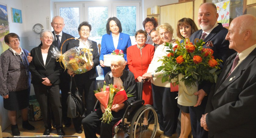 Setne urodziny Kazimierza Kopcia, więźnia obozu Sachsenhausen, zasłużonego mieszkańca Jarosławia
