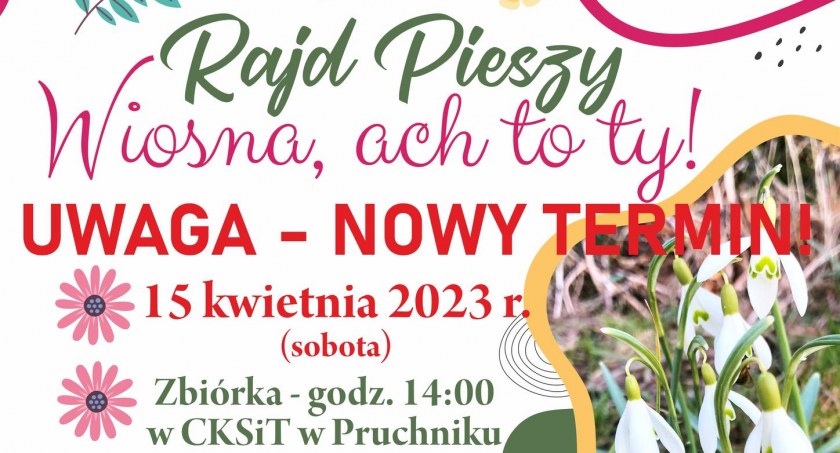 Wiosna, ach to ty! Rajd Pieszy w Pruchniku