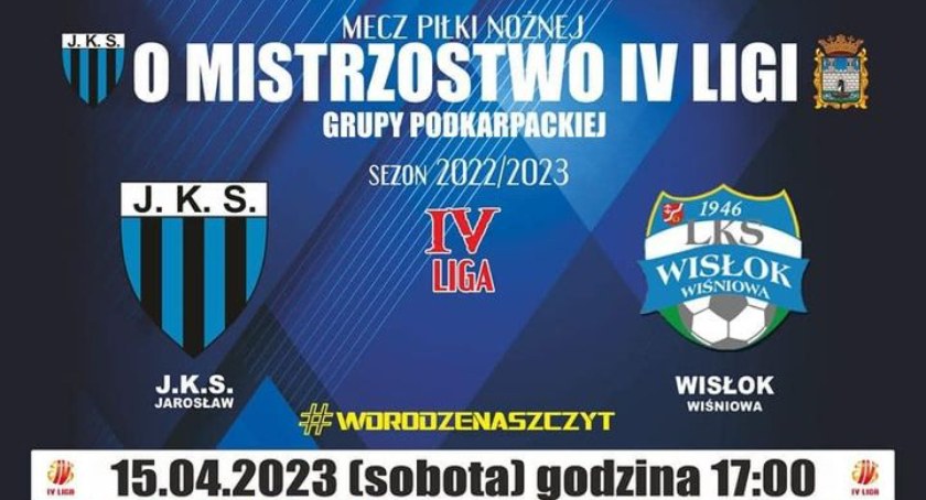 4. liga piłki nożnej: JKS Jarosław - LKS Wisłok Wiśniowa