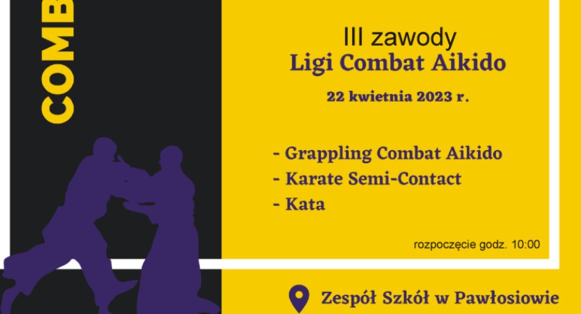Zawody Ligi Combat Aikido W Pawłosiowie 