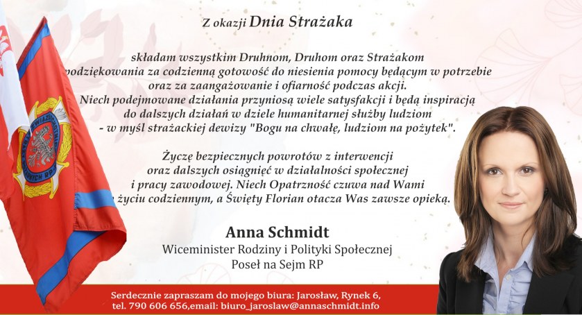 Życzenia z okazji Dnia Strażaka