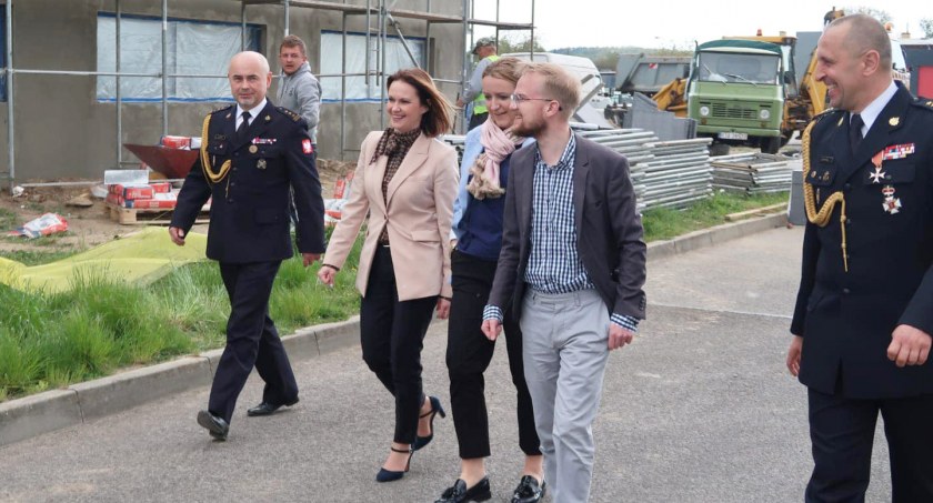 Ministrowie odwiedzili Komendę Powiatową PSP w Jarosławiu