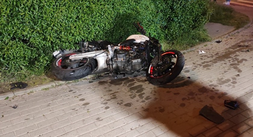 Motocyklista poszkodowany w wypadku w Przeworsku trafił do szpitala