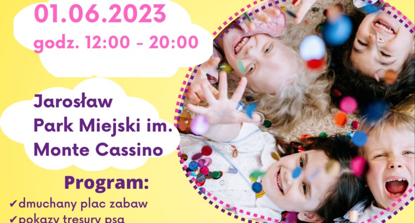 Dzień Dziecka w Parku Miejskim z Towarzystwem Przyjaciół Dzieci w Jarosławiu