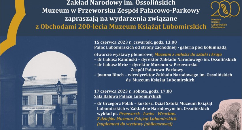 Wykład z okazji 200-lecia Muzeum Książąt Lubomirskich w Przeworsku