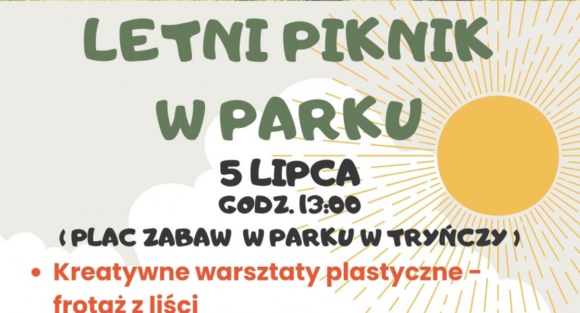 Letni Piknik w Parku w Tryńczy