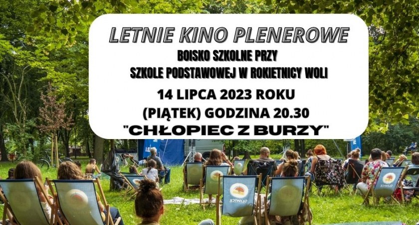 Letnie Kino Plenerowe w Rokietnicy Woli