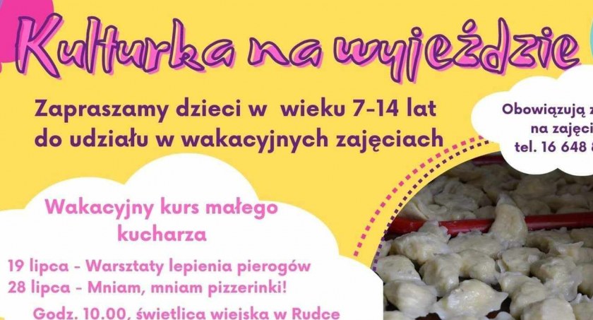 Kulturka na wyjeździe - Wakacyjny kurs małego kucharza