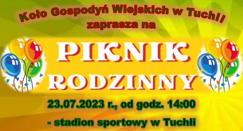 Piknik rodzinny w Tuchli