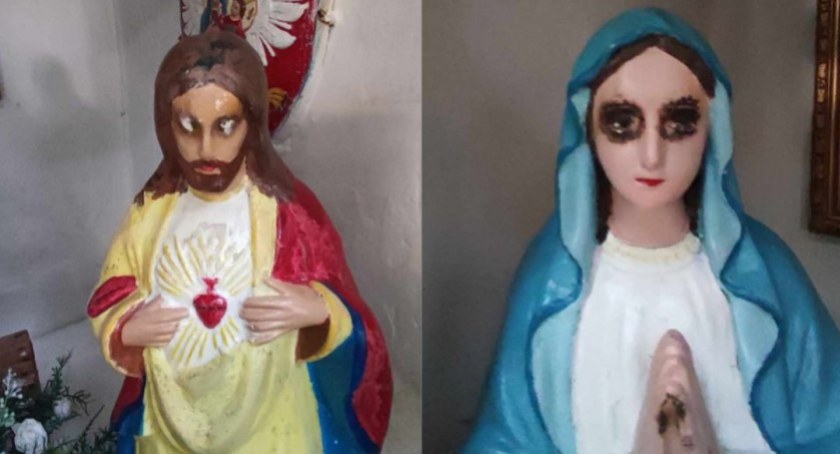 Dwaj nieletni mieszkańcy gminy Kańczuga przyznali się do zniszczenia figurek w kapliczce w Żuklinie 
