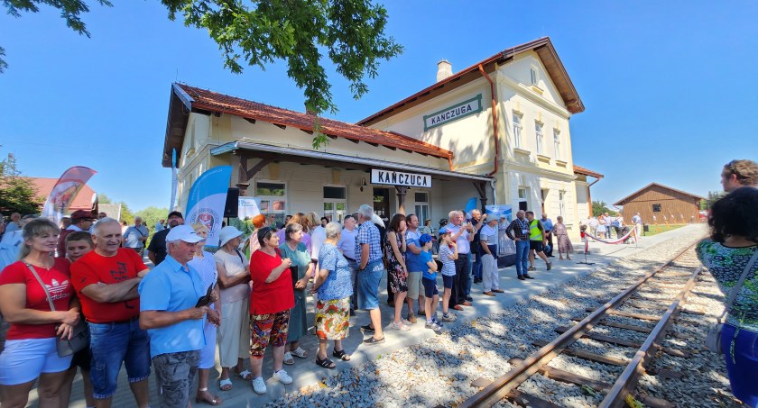 Stacja kolejki wąskotorowej  w Kańczudze została otwarta