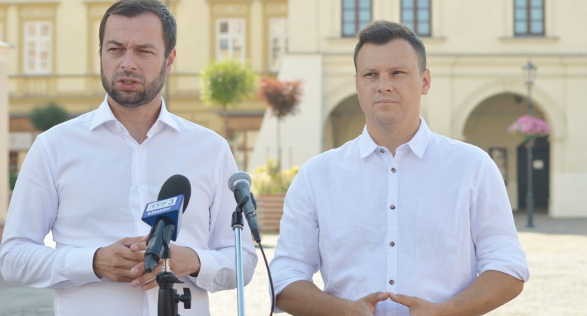 Bartosz Romowicz przedstawił w Jarosławiu kandydata Trzeciej Drogi do Sejmu. To Marcin Nazarewicz