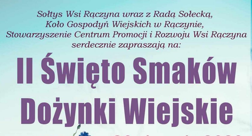 II Święto Smaków i Dożynki Wiejskie w Rączynie