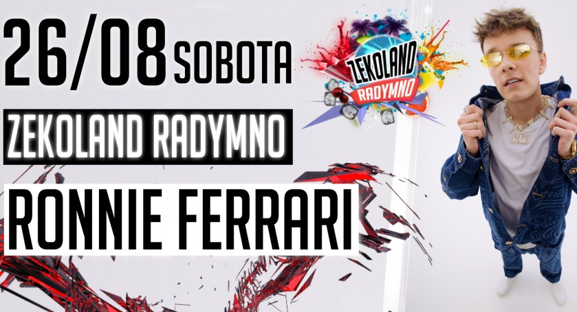 Ronnie Ferrari wystąpi nad Zalewem w Radymnie