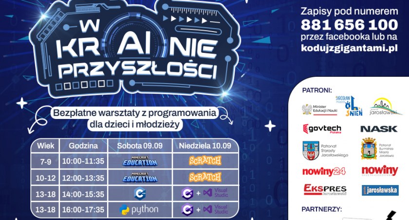 Bezpłatne warsztaty z programowania 