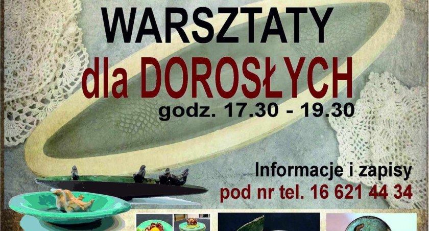 Ceramiczna środa - Warsztaty dla dorosłych w Jarosławiu