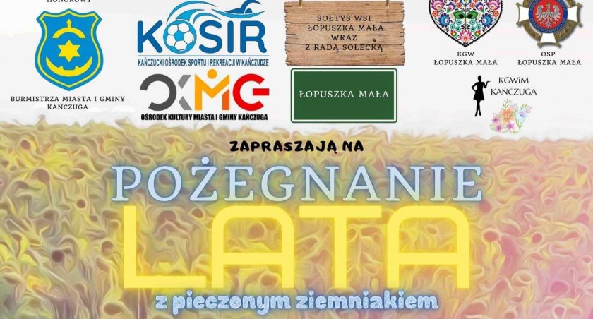 Pożegnanie Lata nad Zalewem w Łopuszce Małej