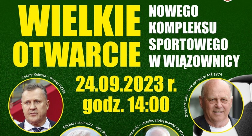 Wielkie otwarcie nowego kompleksu sportowego w Wiązownicy