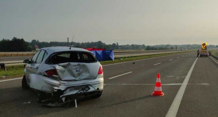 Tragiczny wypadek na autostradzie A4. Kobieta została śmiertelnie potrącona 