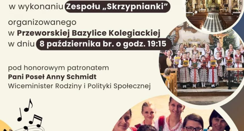 Na góralską nutę - koncert zespołu SKRZYPNIANKI w Bazylice Kolegiackiej w Przeworsku 