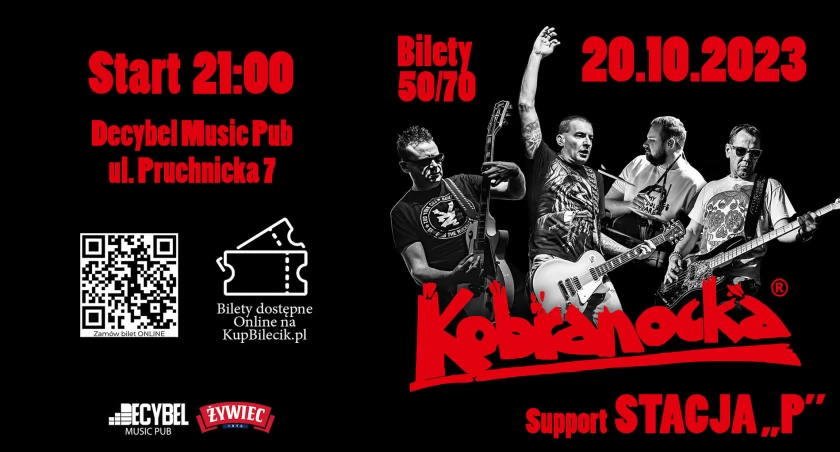 Koncert Kobranocki w Decybel Music Pub w Jarosławiu