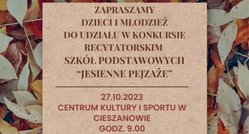 Konkurs recytatorski szkół podstawowych 