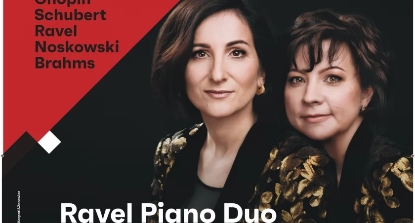 Koncert Ravel Piano Duo Agnieszka Kozło & Katarzyna Ewa Sokołowska w ZPSM w Jarosławiu