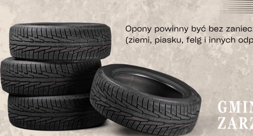 Zbiórka zużytych opon w Zarzeczu