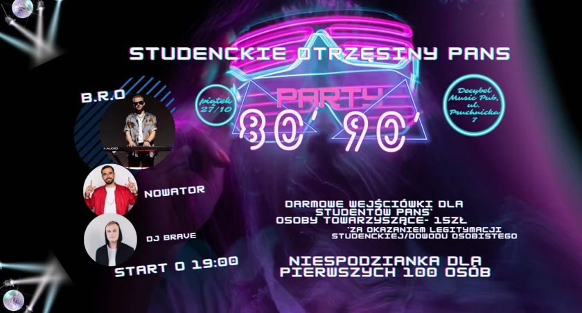 Otrzęsiny Studenckie PANS 2023 w Decybel Music Pub