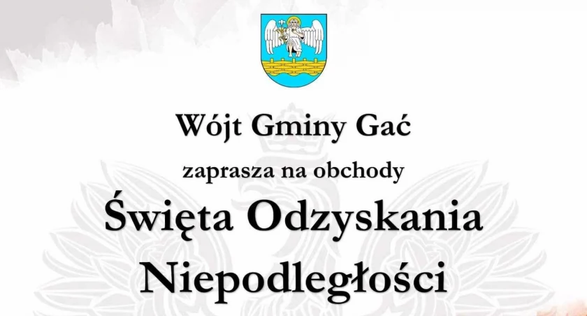 Obchody Święta Odzyskania Niepodległości w Gminie Gać